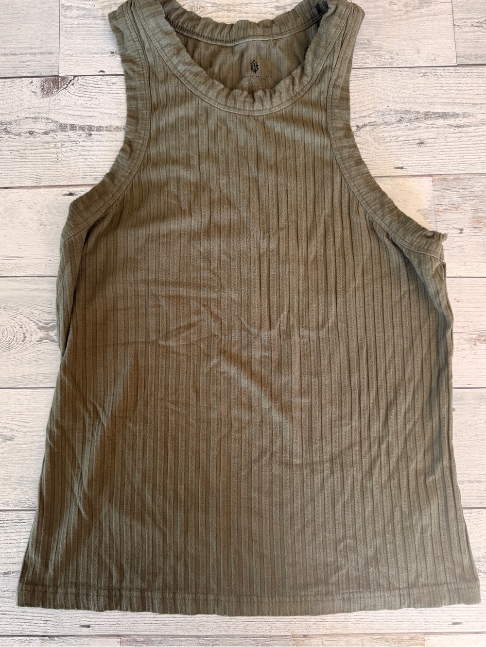 Free People high neck ribbed tank